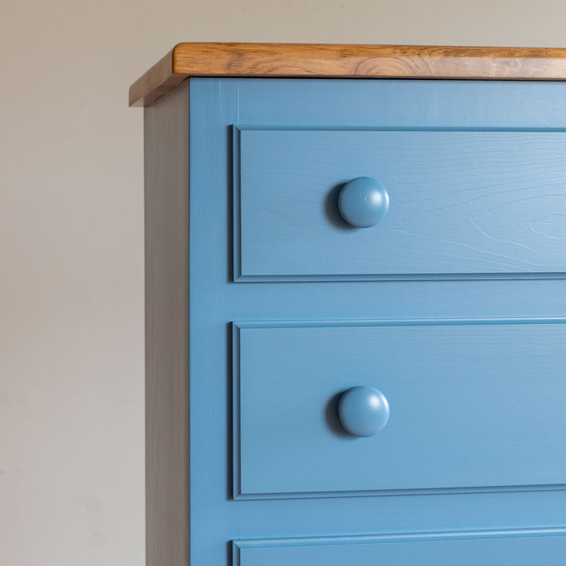 Wilson High Boy Dresser in Old Blue Jeans/Finahven