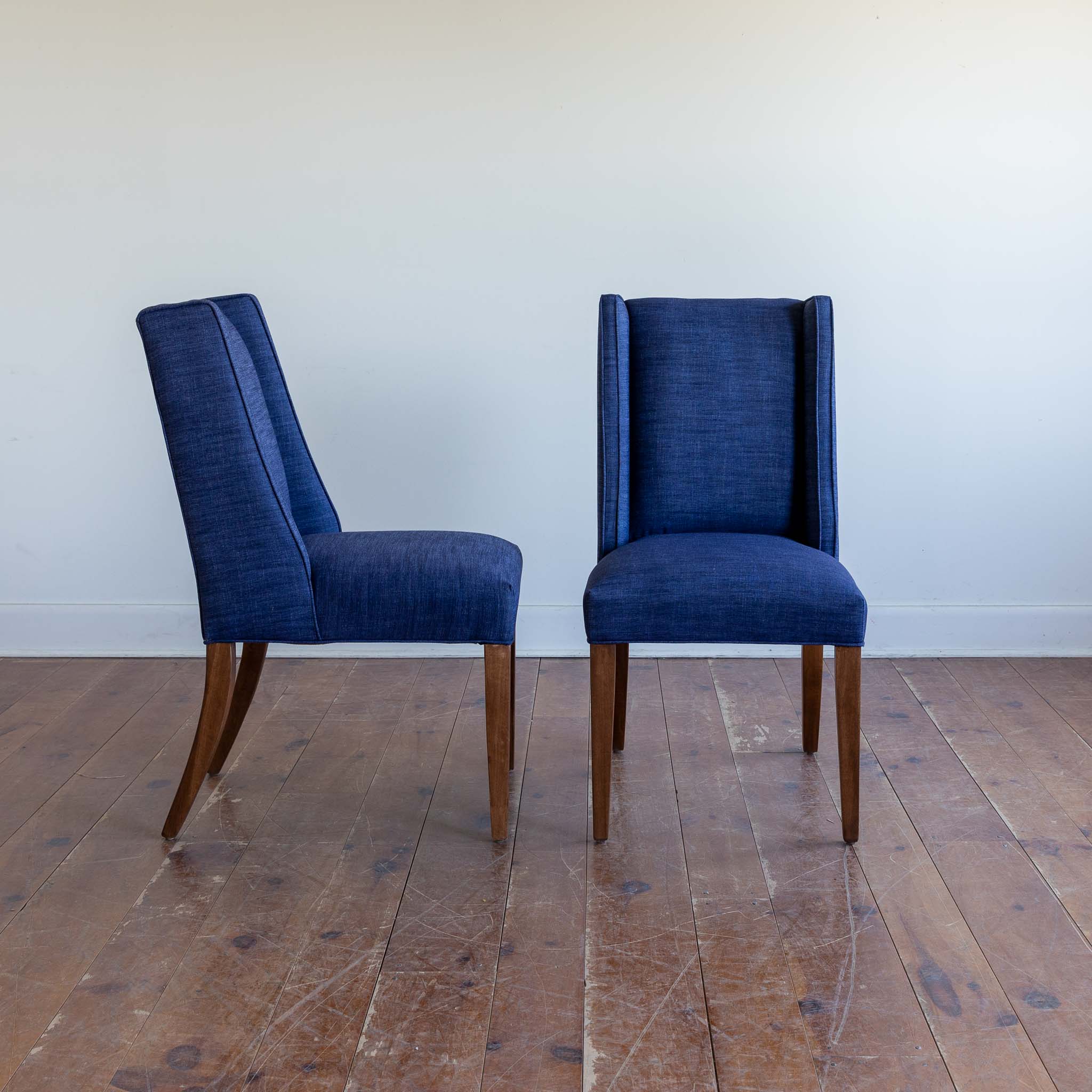 Millington Parson Chair in Denim – The Emporium