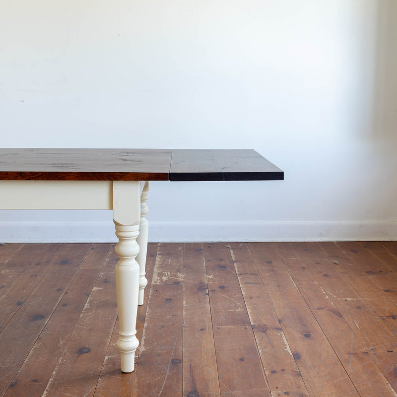 Claremont Extension Table in Antique Cherry/Wyndam Cream