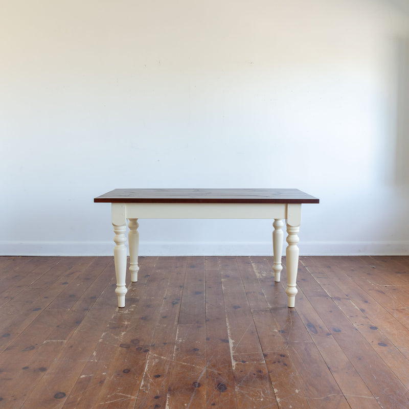 Claremont Extension Table in Antique Cherry/Wyndam Cream