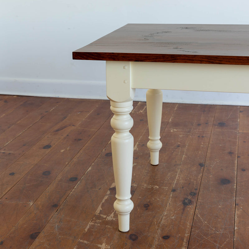 Claremont Extension Table in Antique Cherry/Wyndam Cream