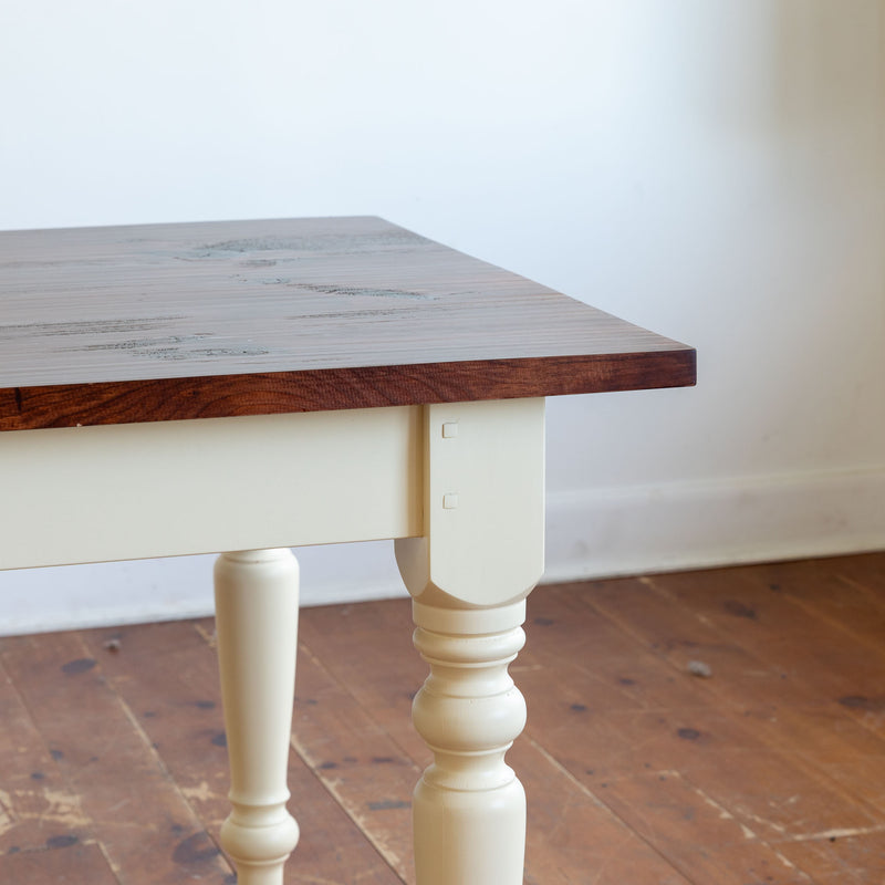 Claremont Extension Table in Antique Cherry/Wyndam Cream