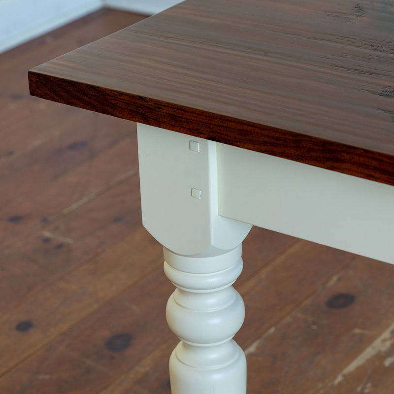 Claremont Extension Table in Antique Cherry/Wyndam Cream