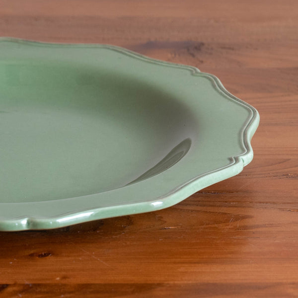 Carter Serving Plate in Green