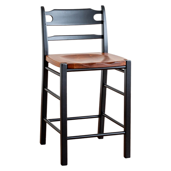 Hunt Stool in Black/Williams with Birch Seats