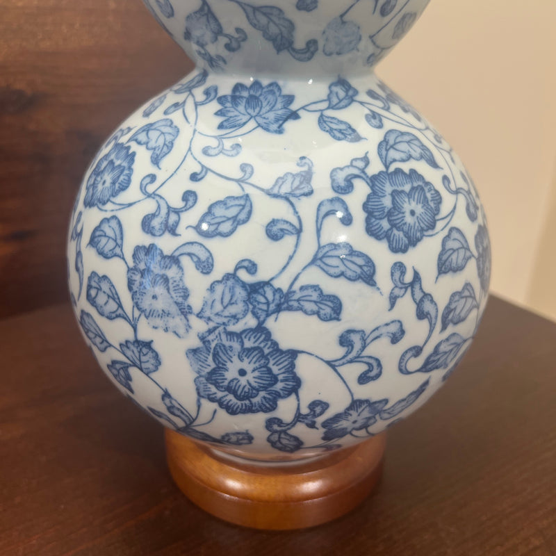 Melinda Lamp in Blue Floral