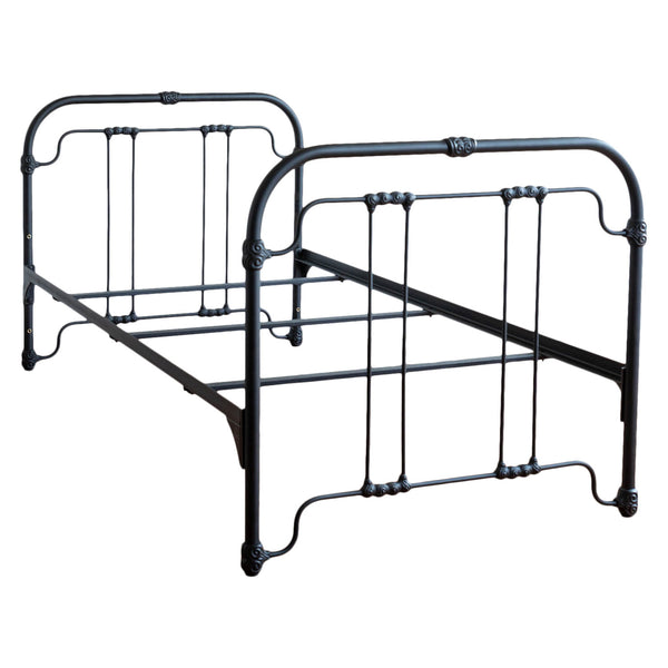 Single Bed in Aged Iron