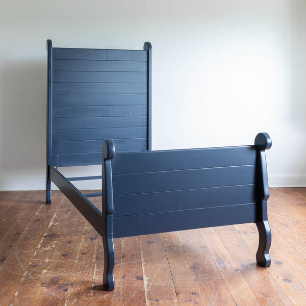 Ossett Twin Bed in Hale Navy