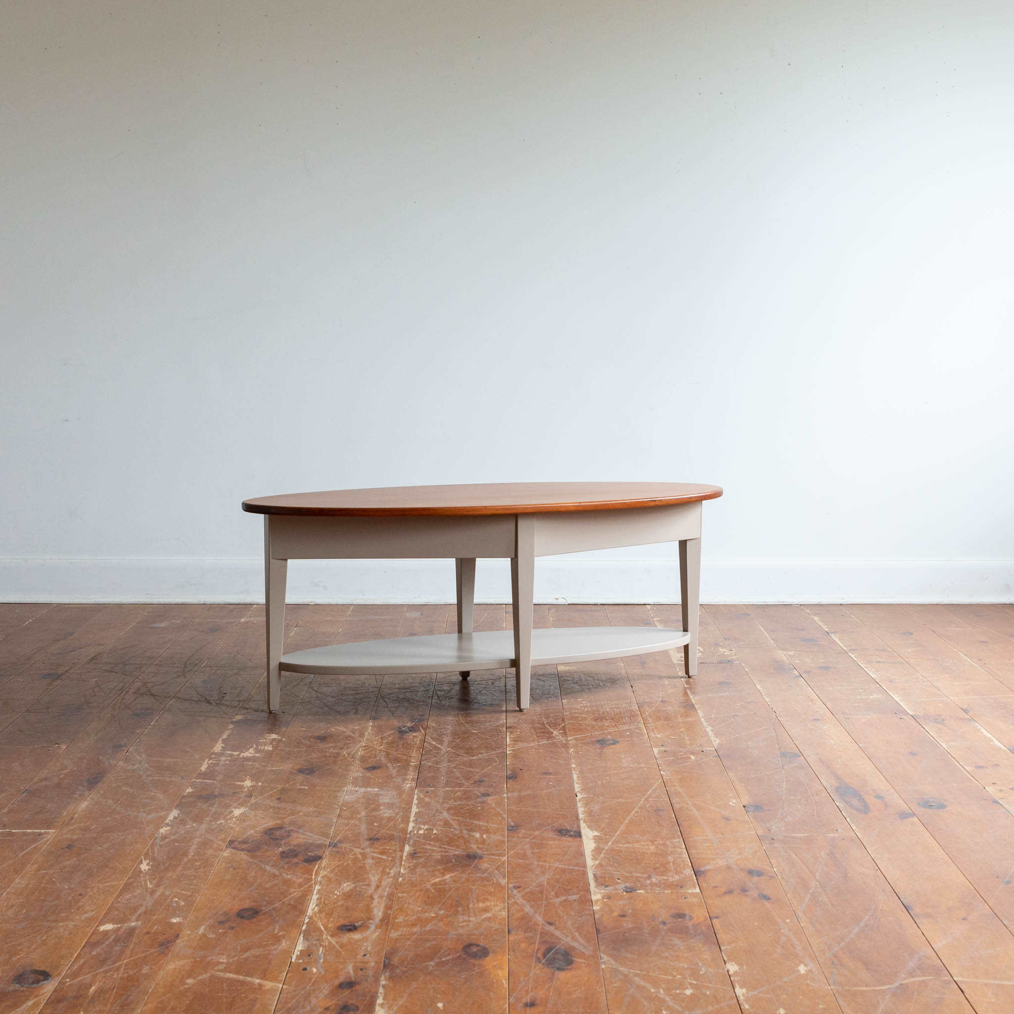 Reed Oval Coffee Table in Grey/Williams – The Emporium