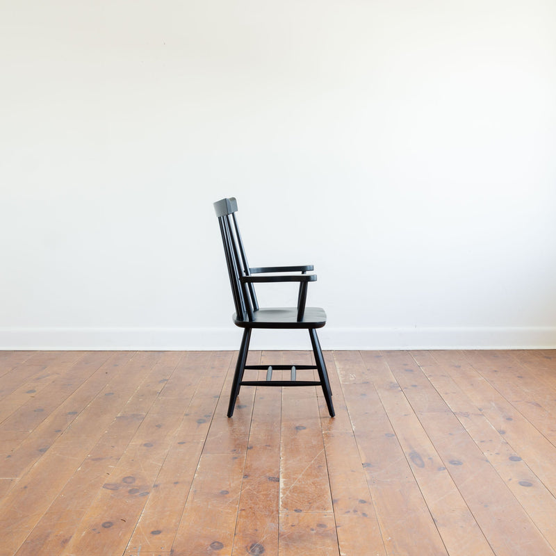 Whittaker Tall Arm Chair in Black