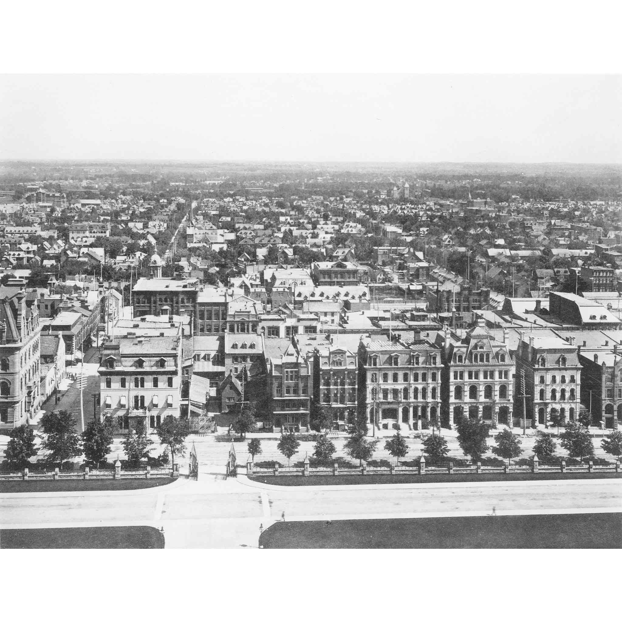 Vintage Ottawa Print: Bird's Eye View of Ottawa – The Emporium