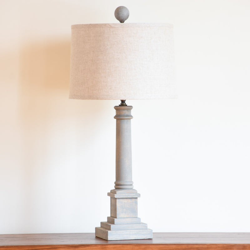 Broad Table Lamp - Grey