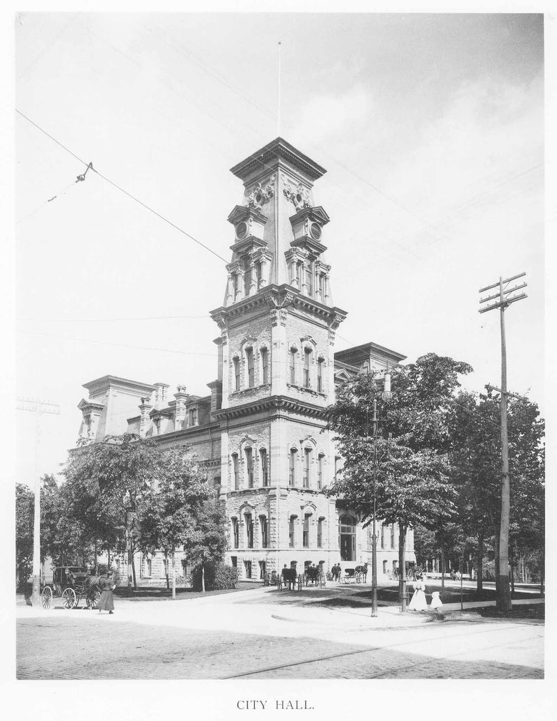 Vintage Ottawa Print: City Hall