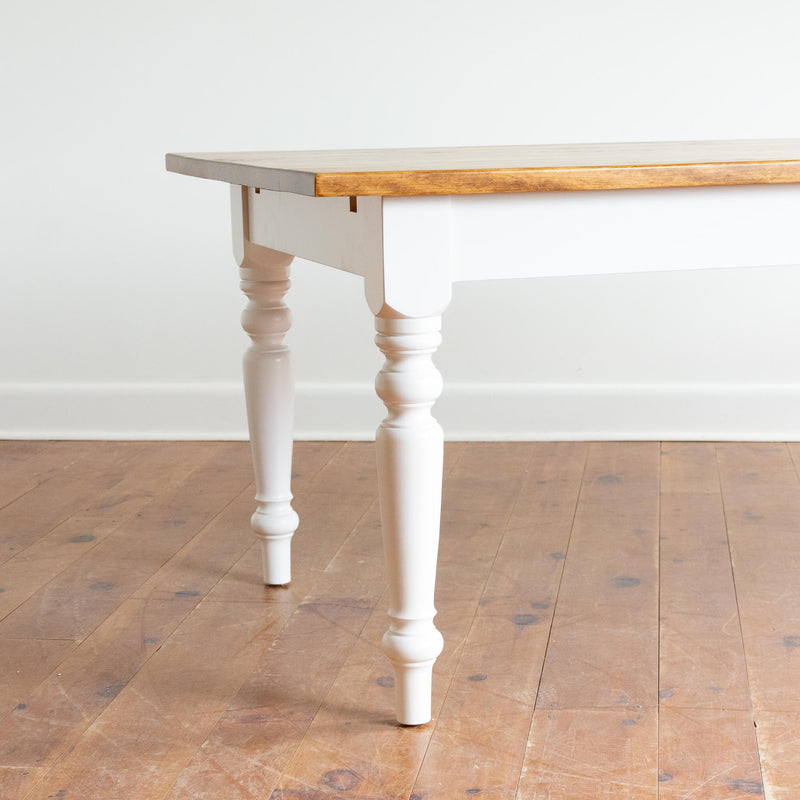 Claremont Extension Table in Studio White/Finhaven
