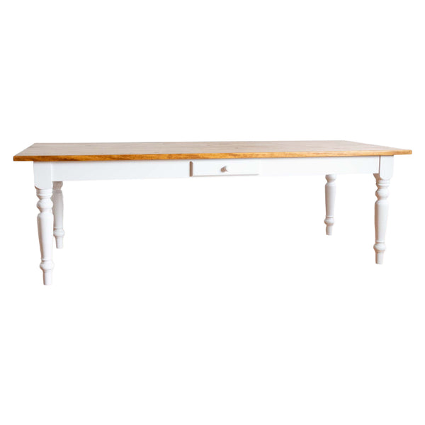 Claremont Extension Table in Studio White/Finhaven