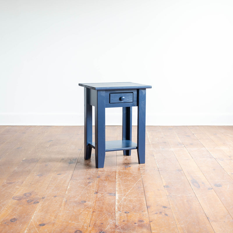 Clegg Side Table in Blue Marine