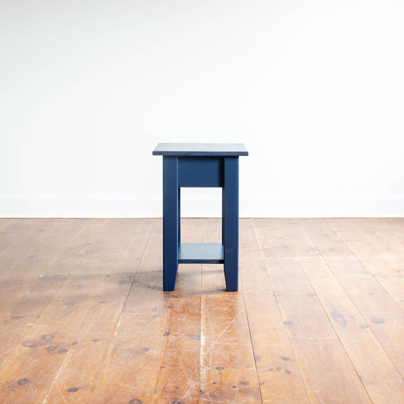 Clegg Side Table in Blue Marine
