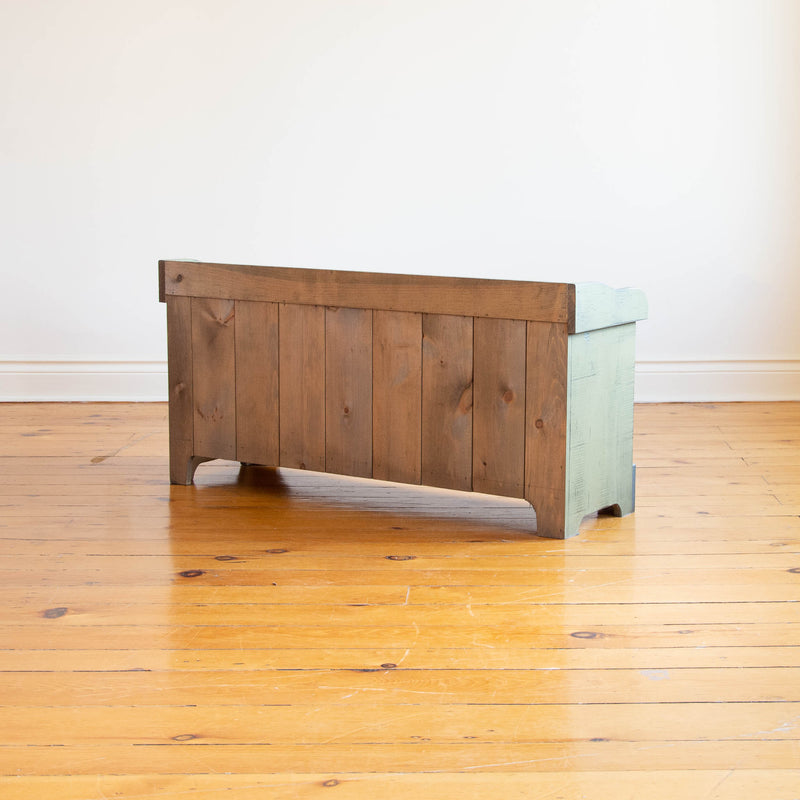 Cubby Bench in Vintage Green/Black