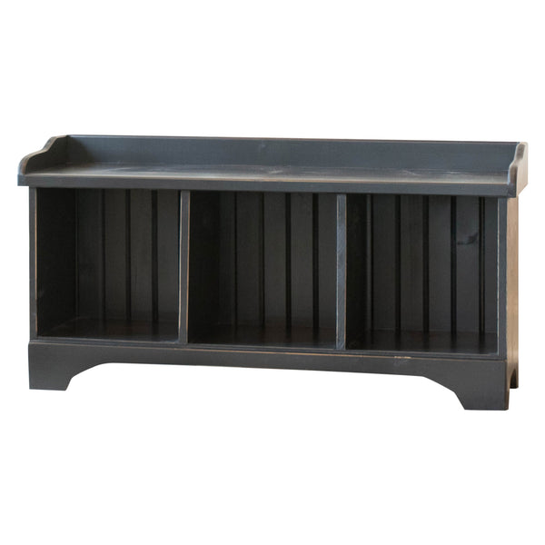 Cubby Bench in Black