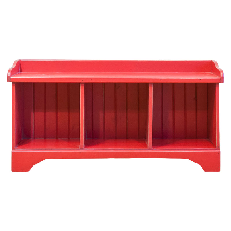 Cubby Bench in Red