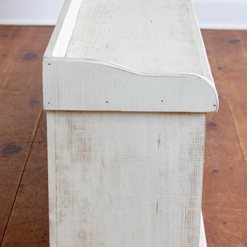 Cubby Bench in Vintage White