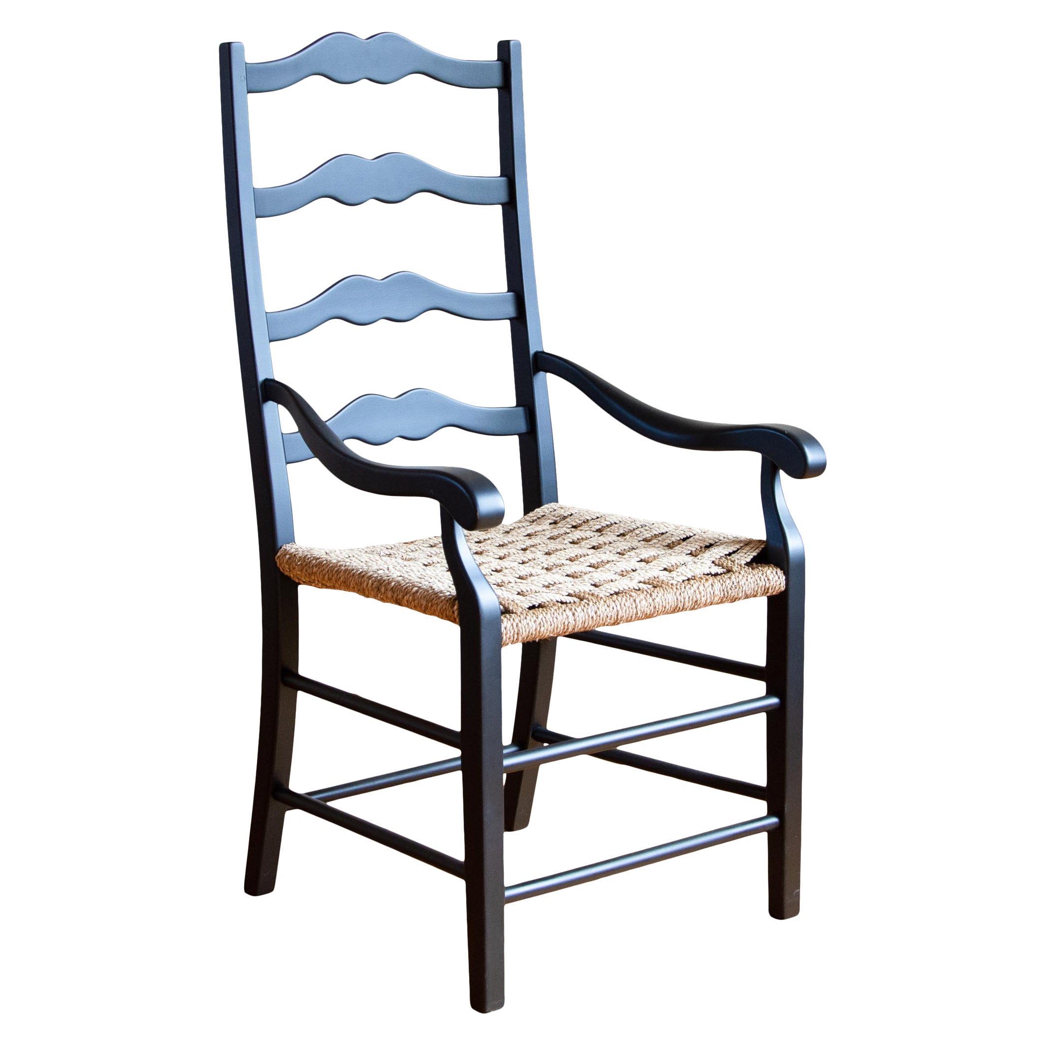 Genevieve Arm Chair in Black/Checkerboard – The Emporium
