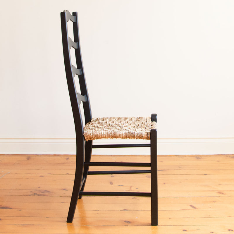 Genevieve Chair in Black/Checkerboard