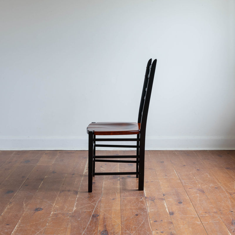 Hunt Chair in Black/Antique Cherry Gloss