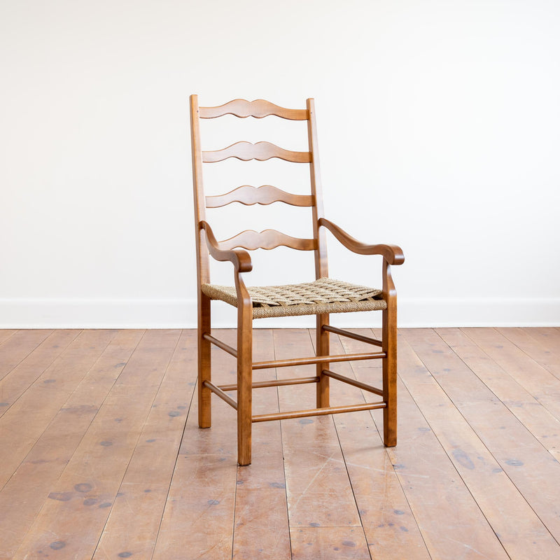 Jennifer Arm Chair in Light Williams/Checkerboard