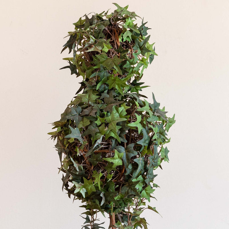 Double Vine Topiary in Iron Base