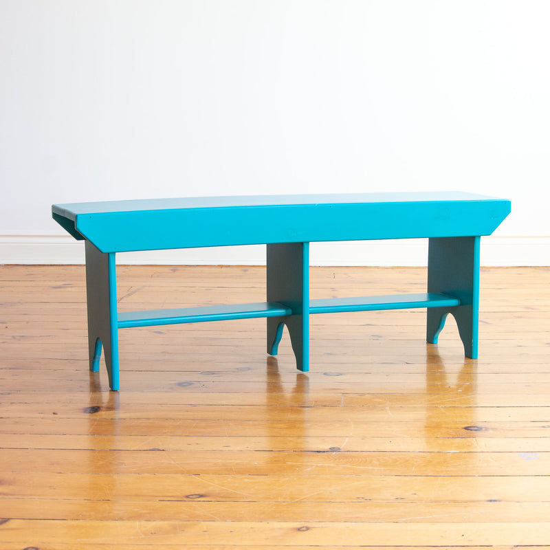 Bucket Bench in Turquoise