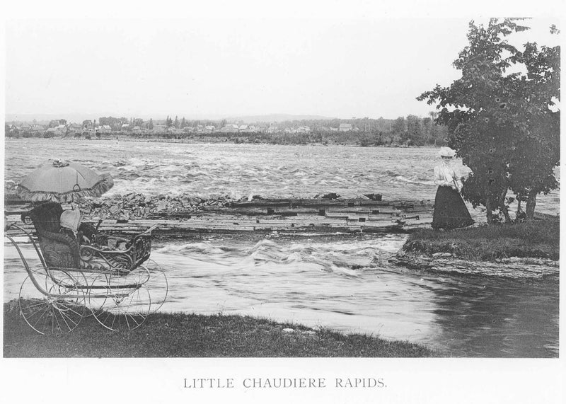 Vintage Ottawa Print: Little Chaudiere Rapids