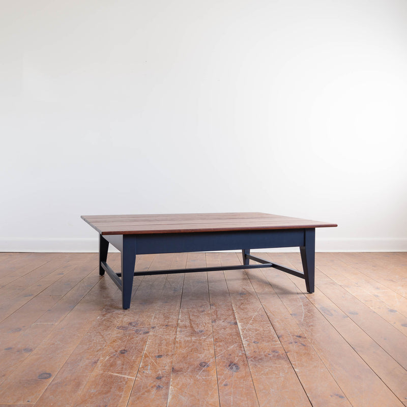 Lowell Coffee Table in Hale Navy/Antique Cherry