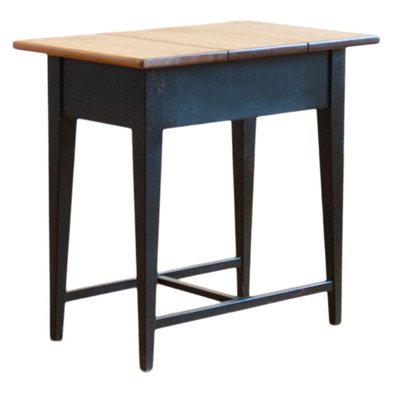 Lowell Side Table in Vintage Black/Red/Williams