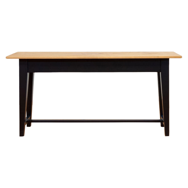 Lowell Sofa Table in Black/Finhaven