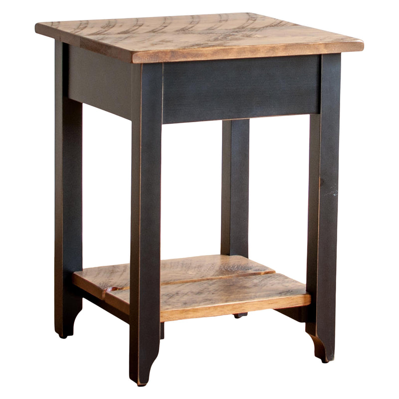 Martin Side Table in Black/Barrel