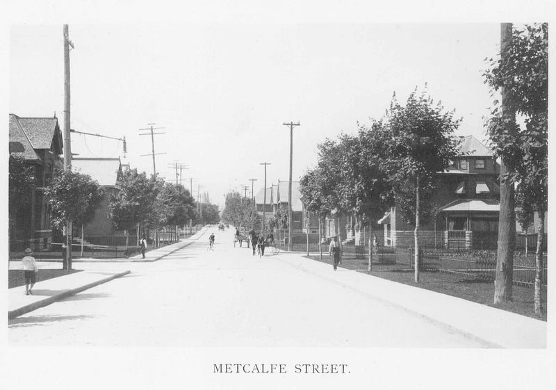 Vintage Ottawa Print: Metcalfe Street