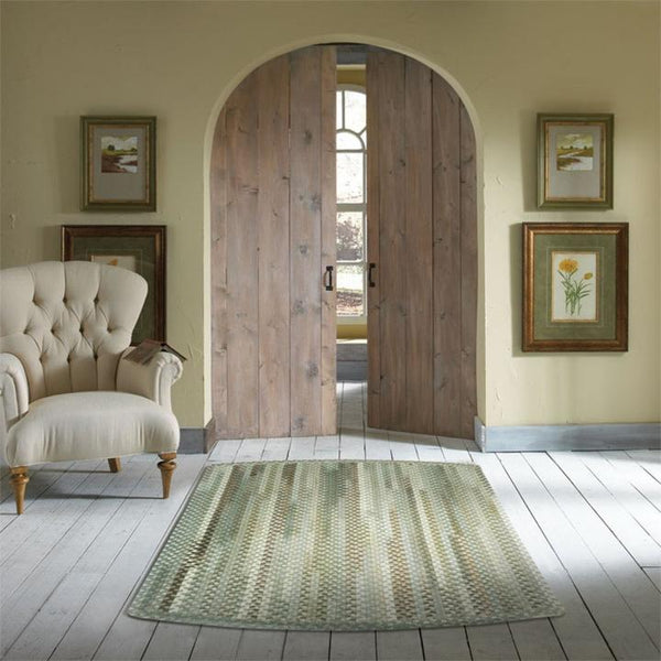 Miles Rug in Cypress Green