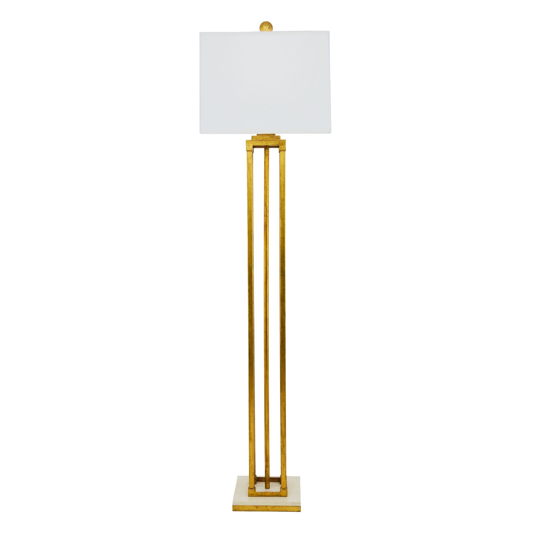 Pillar Floor Lamp Gold The Emporium