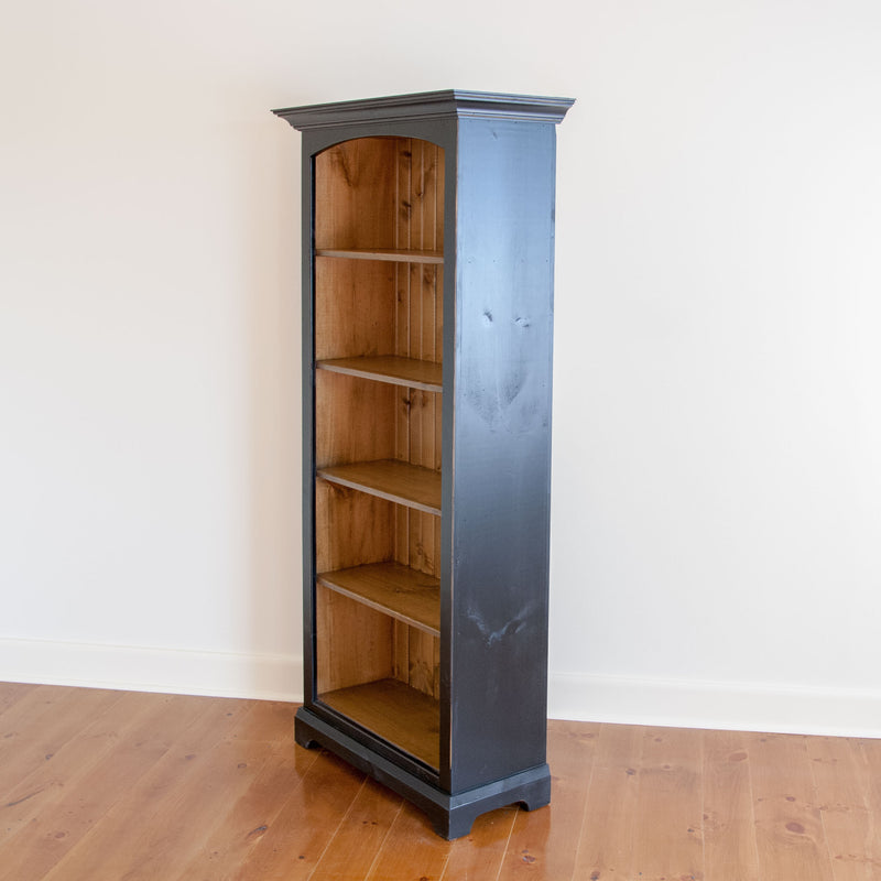 Student Bookcase in Black/Chestnut