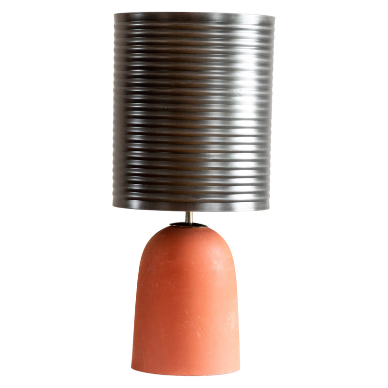 Vivian Terracotta Table Lamp in Burnt Orange
