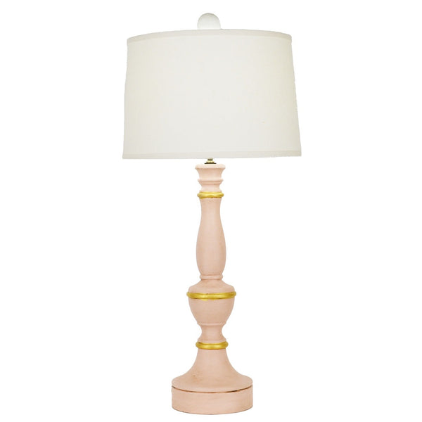 Woodley Table Lamp - Pink