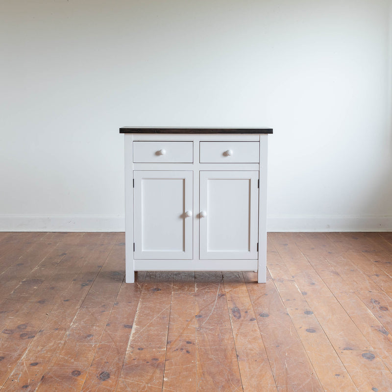 Fortin Sideboard in Charcoal & Pure White