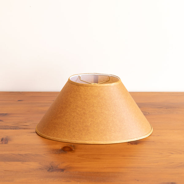 16" Oval Lamp Shade - Woven Gold Trim