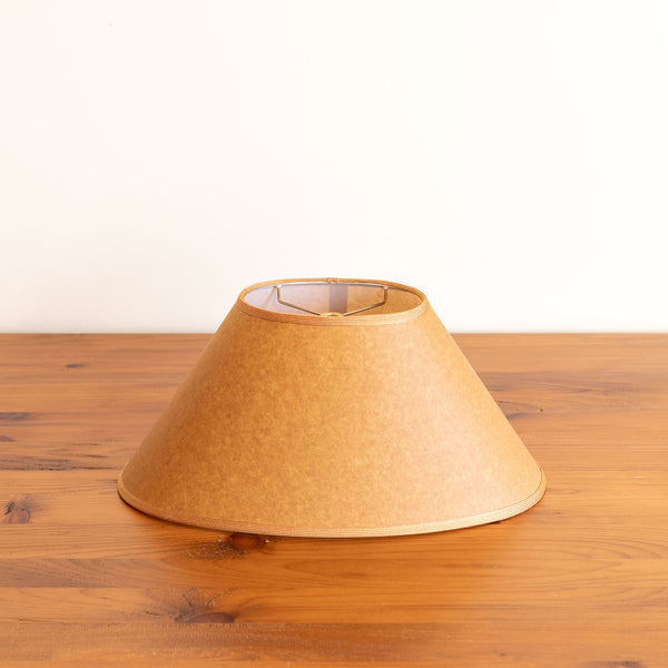 16" Oval Lamp Shade - Flat Gold Trim