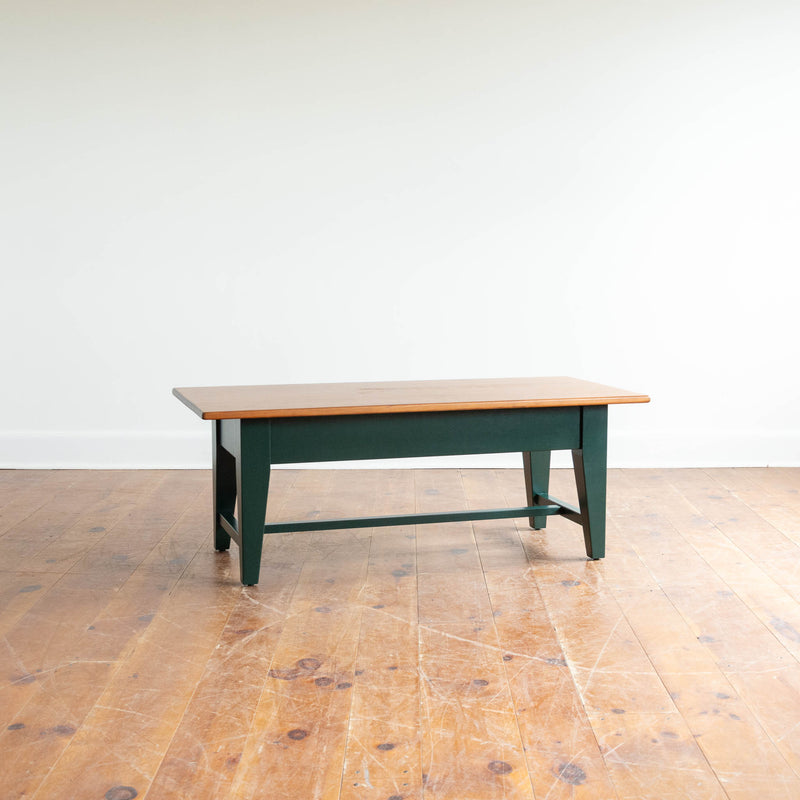 Lowell Coffee Table in Hunt Green/Williams