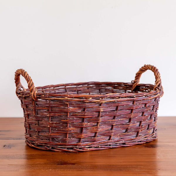 Lucy Basket in Rattan