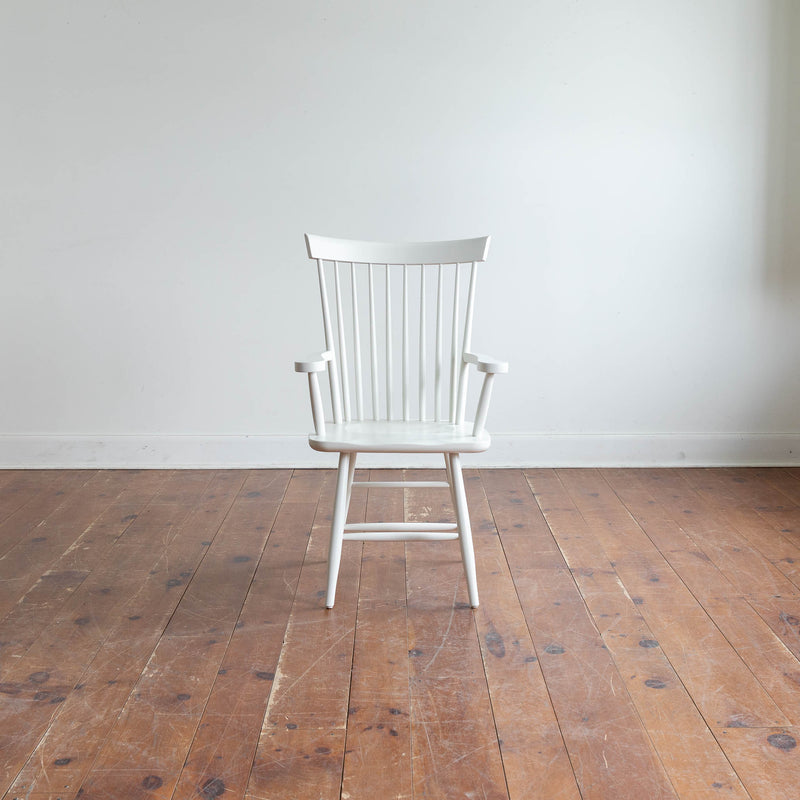 Whittaker Tall Arm Chair in Cloud White